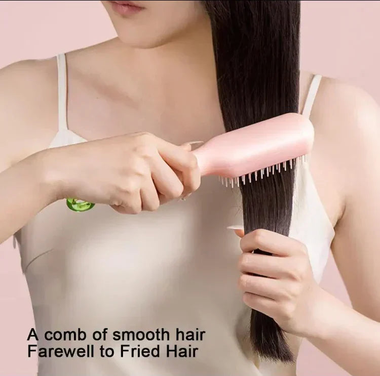 Smooth Styling Self Cleaning Anti Static Hair Brush